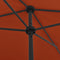 vidaXL - Strandparasol - 200x125 - cm - terracottakleurig