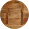 vidaXL - Tafelblad - rond - Ø - 50x2,5 - cm - massief - ruw - mangohout