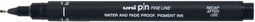 Fineliner uni-ball pin 1.2mm zwart | 12 stuks