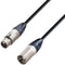 adam hall K5MMF0300 - XLR Verbindingskabel - 3.00 m - Zwart