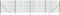 vidaXL - Draadgaashek - 1,6x10 - m - gegalvaniseerd - staal - groen
