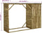 vidaXL - Tuinschuur - 253x80x170 - cm - grenenhout