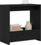 vidaXL - Bijzettafel - Zwart - Eiken - 50x26x50 - cm - Engineered - Wood