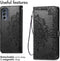imoshion Hoesje Geschikt voor Motorola Moto G62 Hoesje Met Pasjeshouder - imoshion Mandala Bookcase - Zwart