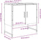 vidaXL - Wastafelkast - 60x33x60 - cm - bewerkt - hout - oud - houtkleurig