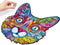 UNIDRAGON Houten Puzzel Voor Volwassenen Dier - Indrukwekkende Kat - 300 stukjes - King Size 31x35 cm