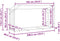 vidaXL - Haardhoutrek - met - regenhoes - 200,5x60,5x110,5 - cm - staal