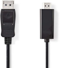Nedis CCGP37100BK10 - DisplayPort naar HDMI Kabel - 100cm - Zwart