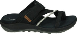 Merrell J006404 TERRAN 4 - Dames slippers - Wijdte G - Zwart - Maat 40