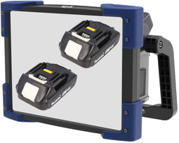 XCell Worklight 90W - Multi werklicht - 10000 lumen - Inclusief 2x Makita BL1820B 18V 2Ah batterij (2 stuks)