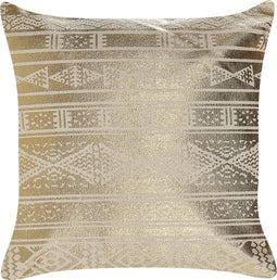 OUJDA - Sierkussen - Goud - 50 x 50 cm - Katoen