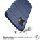 iMoshion Hoesje Geschikt voor Samsung Galaxy Xcover 6 Pro Hoesje Siliconen - iMoshion Rugged Shield Backcover - Blauw