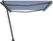 vidaXL - Luifel - vrijstaand - automatisch - 500x350 - cm - blauw - en - wit