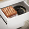 SoBuy FBT121-W - Bijzettafel - 2 Laden - Wit - 40x40x54 cm
