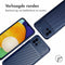 iMoshion Hoesje Geschikt voor Samsung Galaxy A03 Hoesje Siliconen - iMoshion Carbon Softcase Backcover - Blauw