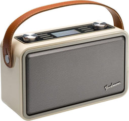 Goodmans Heritage Portable Wifi DAB+ Bluetooth Radio Piano White
