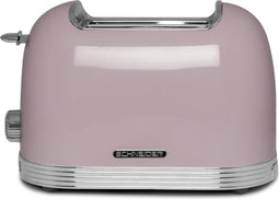 Schneider SCTO2P - Retro Broodrooster - Ontdooi- en verwarmfunctie - Pink