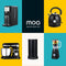 MOA SM1203NB - Keukenmachine Mixer - 1000 Watt 4 liter - Zwart