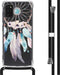 iMoshion Hoesje Geschikt voor Samsung Galaxy A41 Hoesje Met Koord - iMoshion Design Hoesje met Koord - Transparant / Meerkleurig / Dreamcatcher