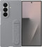 Samsung Galaxy Z Fold 7 - Silicone Case - Uitklapbare standaard - Grijs