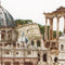Thea Gouverneur - Borduurpakket met telpatroon - 499 - Voorgesorteerde DMC Garens - Rome Italië - Linnen - 79 cm x 50 cm - DIY Kit