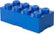 LEGO - Lunchbox Brick 8 - Polypropyleen - Blauw