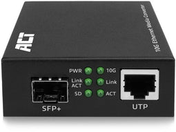 ACT AC4455 - 10G Ethernet Media Converter - SFP+ slot - Link Fault Passthrough