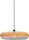 GOOD&MOJO Hanglamp Palawan - Bamboe/Wit - Ø60cm - Scandinavisch,Bohemian - Hanglampen Eetkamer, Slaapkamer, Woonkamer
