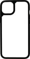 Mobiparts Rugged Clear Case - iPhone 14 Plus - Schokbestendig - Zwart