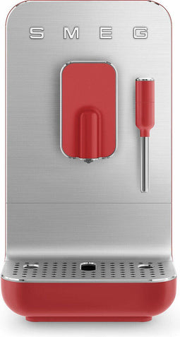 SMEG BCC02RDMEU - Volautomatische espressomachine - 8 functies - Mat Rood