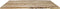 Rechthoekige tafel SoHo - 250x100x73 - Naturel/zwart - Acaciahout/metaal
