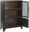 VINCE - Sideboard - Donkerhout - Vezelplaat