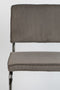 Zuiver Ridge Rib Eetkamerstoelen Grijs - Set van 2