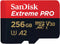 SanDisk Extreme PRO - microSDXC UHS-I - 256GB Class 10 A2 V30 - (2024)