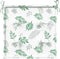 vidaXL - Stoelkussens - 2 - st - bladpatroon - 50x50x3 - cm - stof