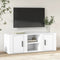 vidaXL - Tv-meubel - 100x31,5x35 - cm - bewerkt - hout - wit