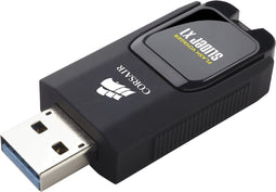 Corsair Voyager Slider X1 - USB-stick - 32 GB - uitschuifbaar - aluminium