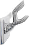 vidaXL - Kapstokken - 2 - st - aluminium - zilverkleurig