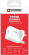 Skross SKCH000530WPDUKCN - USB-oplader - 30 W max USB-C PD - Wit