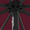 vidaXL - Ligbed - Parasol - met - LED - Lichten - 395x245 - cm - Bordeaux - Rood