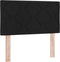 vidaXL - Hoofdbord - met - Diamant - Blokken - Design - - - Zwart - 80 - cm - Stof