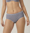 sloggi Basic+ - Dames Midi slip - Extra zachte naden - Zwart (4-pack)