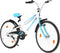 vidaXL - Kinderfiets - 24 - inch - blauw - en - wit