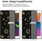 imoshion Tablet Hoes Geschikt voor iPad 8 10.2 (2020) 8e generatie / iPad 7 10.2 (2019) 7e generatie / iPad 9 10.2 (2021) 9e generatie - imoshion Design Trifold Bookcase - Meerkleurig /Stars Sky