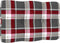 vidaXL - Palletkussens - 2 - st - ruitpatroon - stof - rood