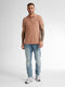 Petrol Industries - Heren Klassieke Polo Dolphin - Bruin - Maat L