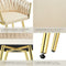tectake Astano - Eetkamerstoelen - Fluweel - Zwart