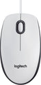 Logitech M100 - Draadloze muis - Optische tracking 1000 dpi - Wit