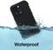 Otterbox Frē Series - Soft case - Waterdicht schokbestendig - Zwart (iPhone 15 Pro)