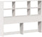 vidaXL - Hoofdbord - met - opbergruimte - 120 - cm - massief - grenenhout - wit